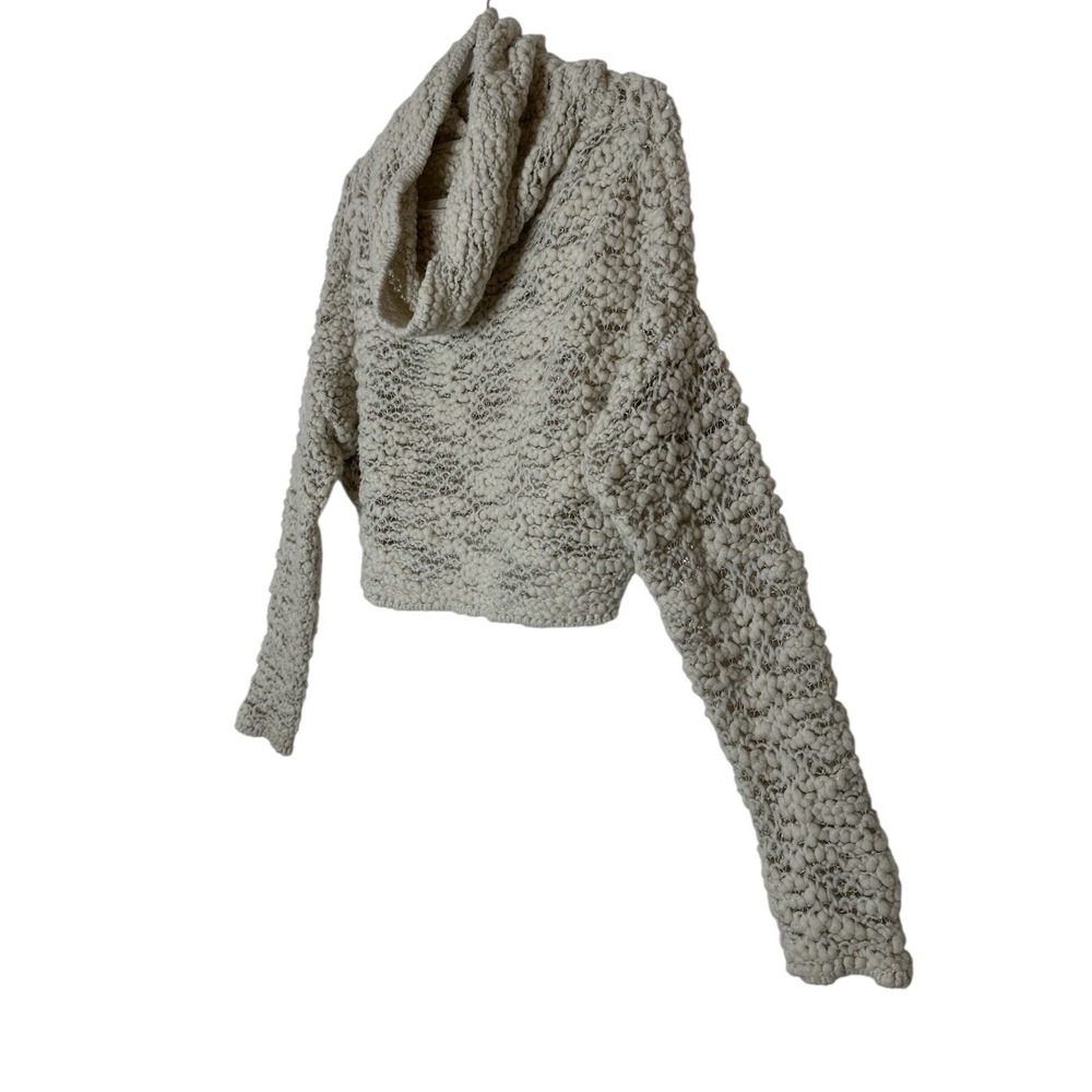 Sarah Pacini Turtleneck Sweater Top One Size Women Crop Italian Designer Knit - Picture 9 of 9